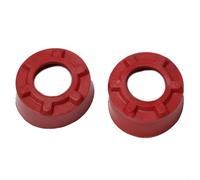 Lot de 2 manchons rouges en caoutchouc pour marteau perforateur électrique Bosch GBH2-26, joints de rechange avec diamètre extérieur de 22 mm, finition lisse, diamètre intérieur 18 mm