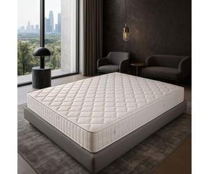 Lot de 2 Matelas 140x200 Tissu Ignifugé Hauteur 25 cm au Confort Trés Ferme - Mousse Extrémement Durable - anti feu 140 200