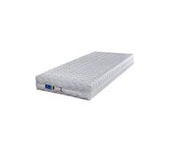 Lot de 2 Matelas 20 cm 100x200 Ferme Mémoire de Forme + Poli Lattex Indéformable - Dèhoussable 4 Côtés Lavable 30 ° 100 200 King of Dreams