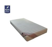 Lot de 2 Matelas 70x190 pour Sommier Articulé - Déhoussable Mousse Poli Lattex Indéformable - 19 cm - Soutien Très Ferme Housse Lavable à 30° Relax King 2 x 70 x 190