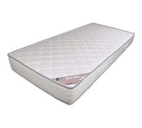 Lot de 2 Matelas 70x190 x 18 cm + 2 Alèses + 2 Oreillers Visco - Ferme - Aertech+ 30 Kg/m3 HR Dernière Génération - Très Respirant Blanc