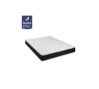 Lot de 2 Matelas 80x190 Latex 80 Kg/m3 + Aertech HR 35 Kg/m3 - Hauteur 20 CM - Accueil Moelleux - Soutien Ferme 80 190 Nuits de rêve Nuits d'Or