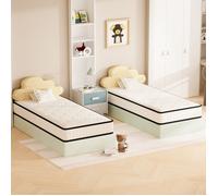 Lot de 2 Matelas 90x190 cm,TUNCCO® Matelas Memoire de Forme,Matelas Ergonomique ,Épaisseur epaisseur 16 cm