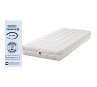 Lot de 2 Matelas 90x190 x 19 cm Ferme + 2 Oreillers Visco - Déhoussable Housse Lavable - Noyau Poli Lattex HR Dernière Génération - antibactérien - anti-acariens G