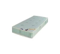 Lot de 2 Matelas 90x200 x 19,5 cm - une Face Soutien Souple et une Face Soutien Ferme - reference Tabatha - Tissu a l'Aloe Vera - Noyau Poli Lattex