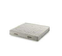 Lot de 2 Matelas 90x200 x 21 cm - Très Ferme - Tissu Bambou - Aertech+ 35 Kg/m3 HR Dernière Génération - 5 Zones de Confort Blanc