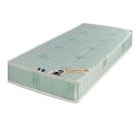 Lot de 2 matelas + alèses 70x190 x 19,5 cm - soutien ferme - tissu a l'aloe vera - mousse poli lattex haute résilience - hypoallergénique G