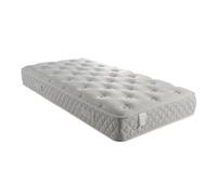 Lot de 2 Matelas Excellence a Ressorts Ensaches + Memoire de Forme 80 Kg/m3 - 90x190 Hauteur +/- 25,5 cm - Accueil Moelleux - Soutien Ferme + 2 Oreillers Visco - 5 Zones de Confort - Hypoallergeniqu B