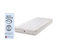 Lot de 2 Matelas Latex Naturel 70x190 x 21 cm Souple - Spécial Sommier Electrique - Déhoussable Housse Lavable - 7 Zones de Confort - Noyau Poli Lattex HR Dernière Génération - Très Respirant