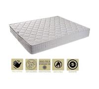 Lot de 2 Matelas Tissu Ignifugé Non Feu 100x200 x 25,5 cm - Soutien Ferme - Ame Poli Lattex Haute Résilience - hypoallergénique