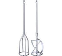kwb by Einhell Agitateurs pour malaxeurs peinture et mortier M14 – Ø 120 mm, 58,5 cm – 2 pièces