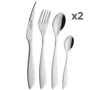 Lot de 2 ménagères 24 pièces Slim Jean Dubost