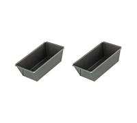 Zenker 9916450 Lot de 2 mini moules à manqué, moule 16 cm et 12 cm, mini rond, à manqué à charnière, à gâteau, Acier inoxydable, Noir, 12 cm et 16 cm