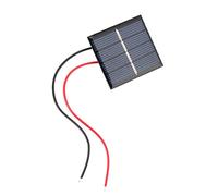 Lot De 2 Mini Panneaux Solaires Polycristallins Panneau Solaire Photovoltaïque Pour Accueil Bricolage, Projets Scientifiques,Jouets, Chargeur De Batterie, 0,36 W 2 V