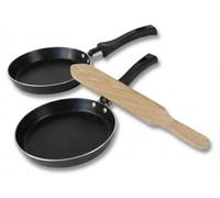 Lot de 2 mini-poêles à crêpes, ELO Jewel de Luxe, Ø 14 cm, spatule incluse, revêtement antiadhésif, sans