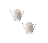 - Lot de 2 minis détecteurs mouvement encastrables IP20