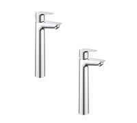 Lot de 2 mitigeurs GROHE StartEdge Quickfix avec bonde XL