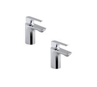Lot de 2 mitigeurs lavabo Aleo+ sans tirette