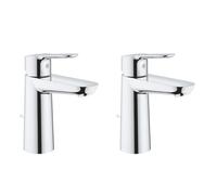 Lot de 2 mitigeurs Lavabo de taille M avec tirettes et vidages , DN 15 (MitigeurM2-DUO)