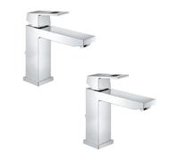 Lot de 2 mitigeurs lavabo GROHE Eurocube M