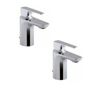 Lot de 2 mitigeurs lavabo JACOB DELAFON Aleo+ avec tirette