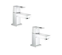 Lot de 2 mitigeurs lave main eau froide GROHE Eurocube XS