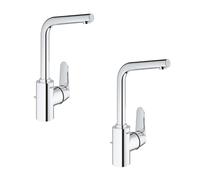 Lot de 2 mitigeurs pour vasque GROHE Eurodisc Cosmopolitan L