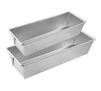 Lot de 2 moules à cakes 25,5 x 11,2 cm et 30 x 11,5 cm Zenker Silver