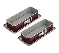 Lot de 2 moules à cakes à charnière 30 cm Dr. Oetker Back-Liebe Bicolor