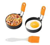 Lot de 2 moules à crêpes en silicone pour crêpes, forme automatique