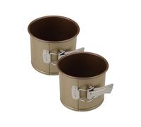 Lot de 2 moules à gâteaux 12 cm en acier Zenker Mojave Gold