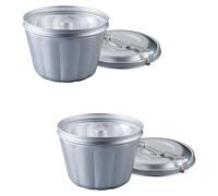 Lot de 2 moules à gâteaux 21/21 cm en aluminium Dr Oetker Back Freude