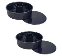 Lot de 2 moules à manqué 26/26 cm en acier Dr Oetker Back-Liebe