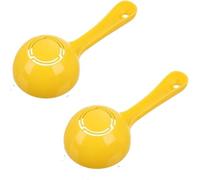 Lot de 2 moules à riz jaunes pour la fabrication de boules de riz, moules à sushis antiadhésifs, spatules à riz, fabrication de sushis, gadgets de cuisine pour la maison, la cuisine, le restaurant