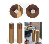 Lot De 2 Moulins À Sel Et Poivre Manuels En Bois D¿Acacia ¿ 21 Cm
