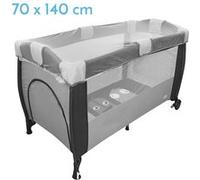 Lot de 2 moustiquaires universelles pour lit bébé 70 x 140 cm - Blanc transparent - Monsieur Bébé Blanc G