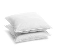 Lot de 2 Oreillers 60x60cm Mémoire de forme mixte barrettes de mousse - Confort réglable - BLEU CALIN