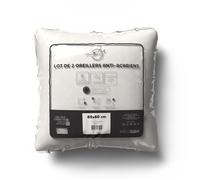 Lot de 2 oreillers anti-acarien 60x60 cm, par Intemporel