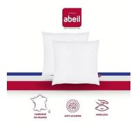 Abeil Oreillers anti-acariens 60 x 60 cm 100% coton traité Biome® - Lot de 2