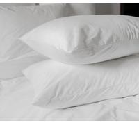 Lot de 2 Oreillers Coton percale ferme - 50 x 70 - 1000grs - Toutes saisons - MORTREUX