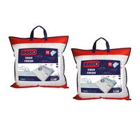 Lot de 2 oreillers DODO mémoire de forme effet fraicheur - 60x 60 cm - FRESH