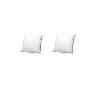 Lot de 2 oreillers éco naturels moelleux enveloppe coton bio Someo 60x60