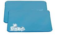 Lot de 2 oreillers en gel rafraîchissant, tapis de refroidissement en gel, coussins rafraîchissants, frais d'été, pour les sueurs nocturnes