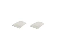 Lot de 2 oreillers latex et housses de protection Someo 40x60