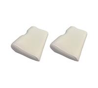 Lot de 2 oreillers DODO - maintien parfait tête - indéformable - L. 52 x H.32 cm - PERFECT POSITION
