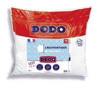 Lot de 2 Oreillers Médium - DODO - L'Authentique - 50 x 70 cm - Blanc
