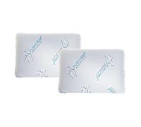 Lot de 2 oreillers mémoire de forme anti acariens 60 x 40 cm PURFORM - SIRONA