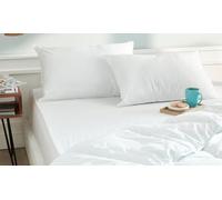 Lot de 2 oreillers microfibre Douceur de Blanrêve : 45 x 70 cm
