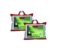 Lot de 2 oreillers moelleux antiacariens 50 x 70 cm Proneem Fibre VOLUPT'AIR