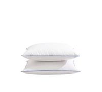 Lot de 2 oreillers moelleux/ferme duvet de canard anti-allergènes Someo 45x70